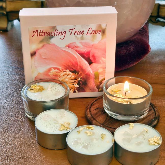 💗Attracting True Love Organic Tea Light Set