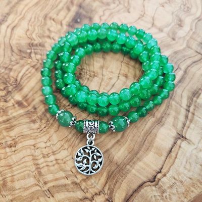 🌳 Green Aventurine Prayer Beads