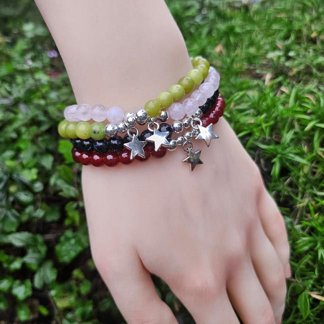 ✨ Star and Gemstone Bracelets