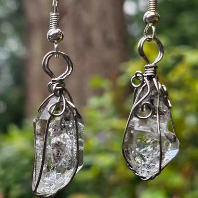 🌳Spirit Guides Herkimer Earrings