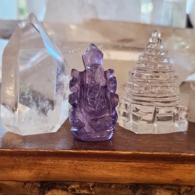 🐘Amethyst Ganesh Figurine