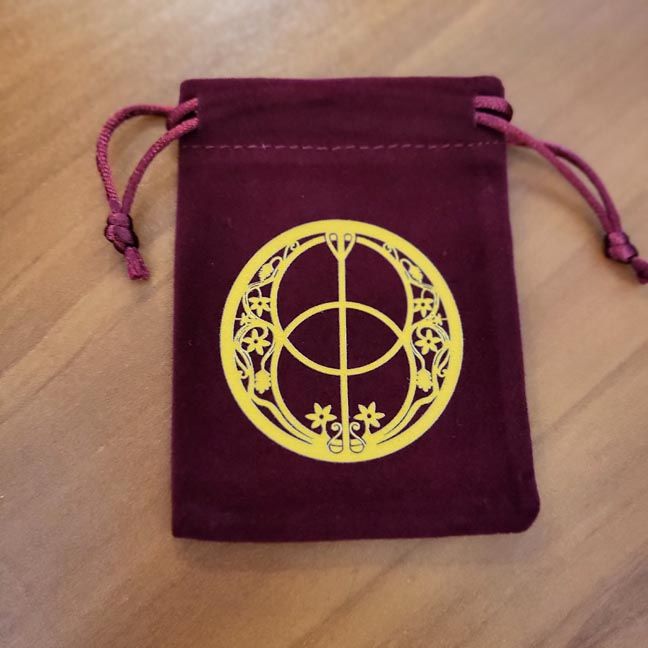 🌺Chalice Well Pouch- Red
