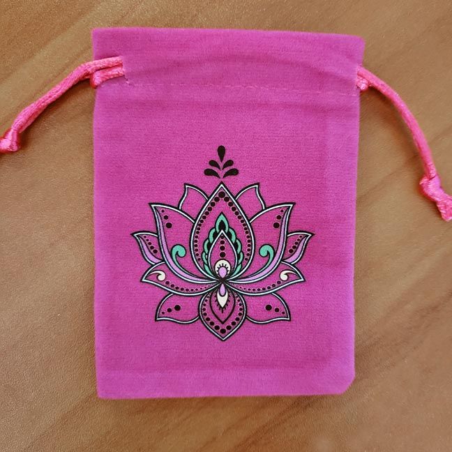 🪷Lotus Drawstring Bag