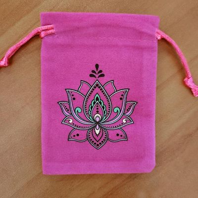 🪷Lotus Drawstring Bag