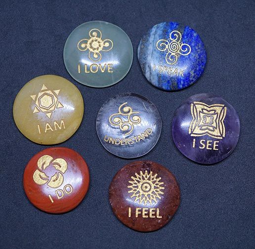 🌈 Chakra Affirmation Stones