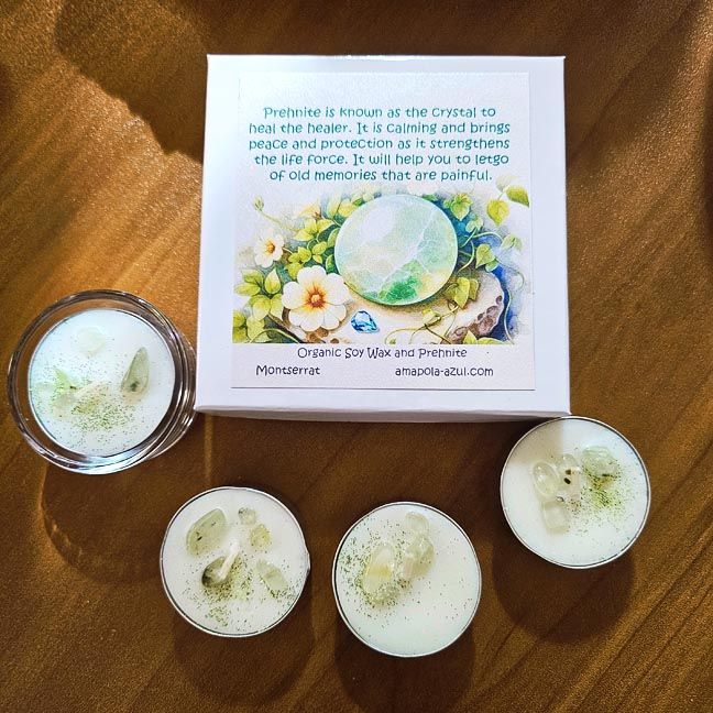 🌿Prehnite Organic Soy Tea Lights