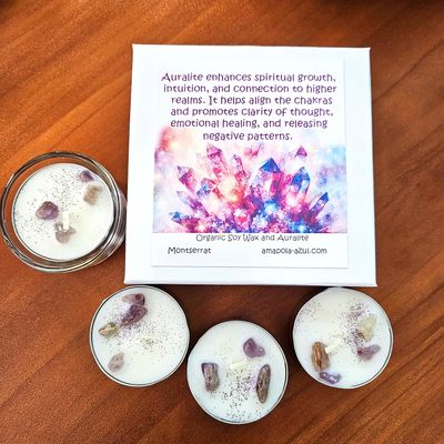 💎Auralite Organic Soy Tea Lights