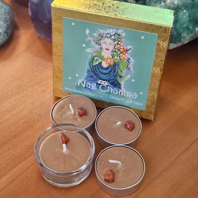 🧘‍♀️Nag Champa Organic Soy Tea Lights