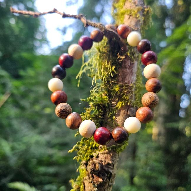 🪵​Wooden Bead Bracelet