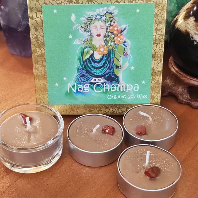 🧘‍♀️Nag Champa Organic Soy Tea Lights