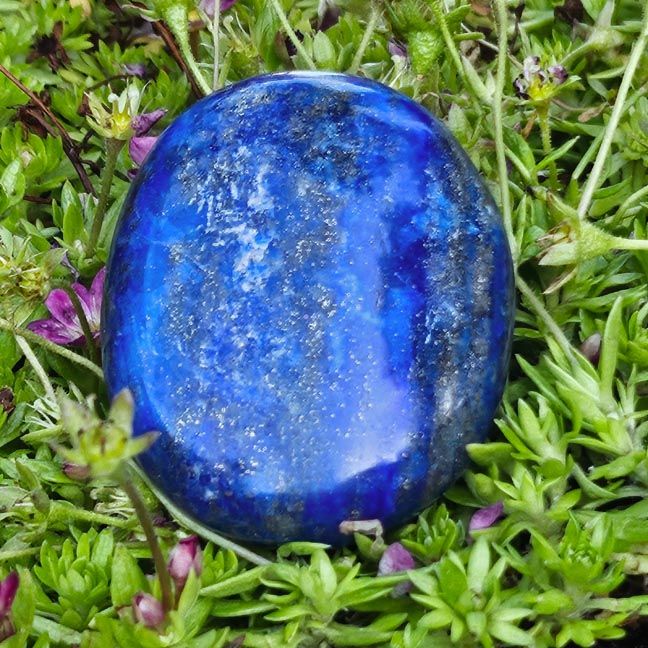 🔵 Lapis Lazuli Palm Stones