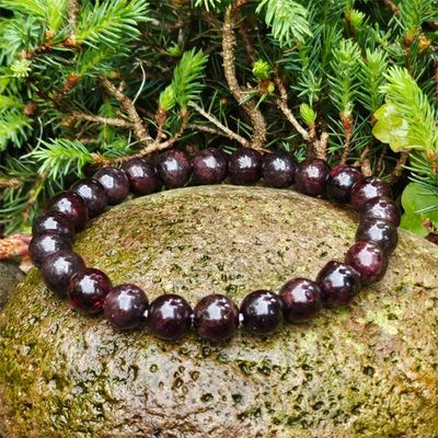 🔥 Garnet Bracelet - 8mm