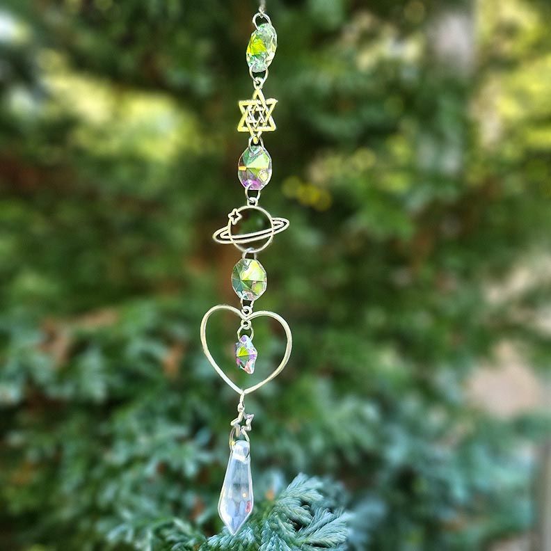 🌌Saturn &amp; Starlight Suncatcher