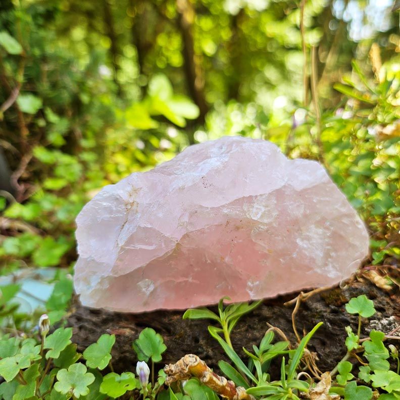 💗 Rose Quartz Rough Stone
