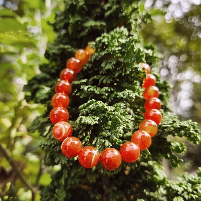 🔥 Solar Ember – Carnelian Bracelet
