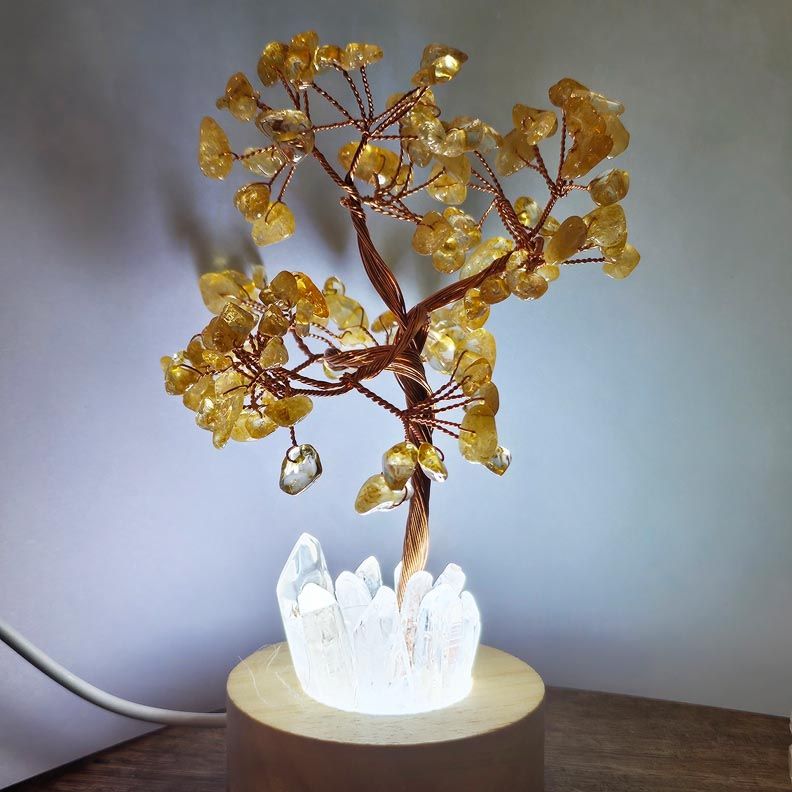 🌳 Citrine Tree Radiance Light