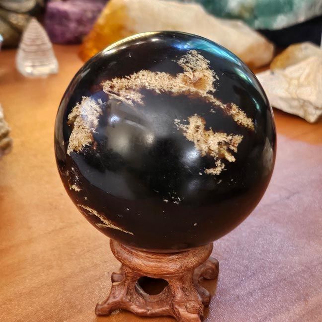🌞 Dark Amber Sphere