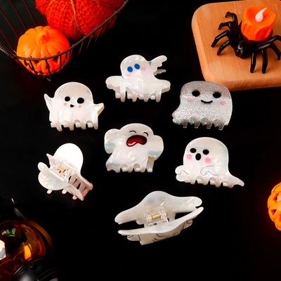 👻 Ghost Hair Claw Clips