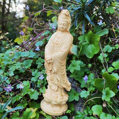 🧘‍♀️Kuan Yin Wood Figurine
