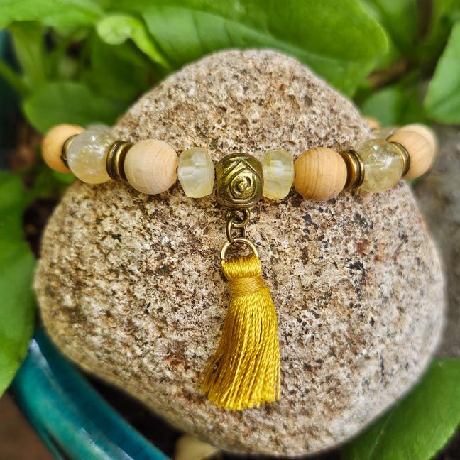 🌲 Golden Grove Bracelet