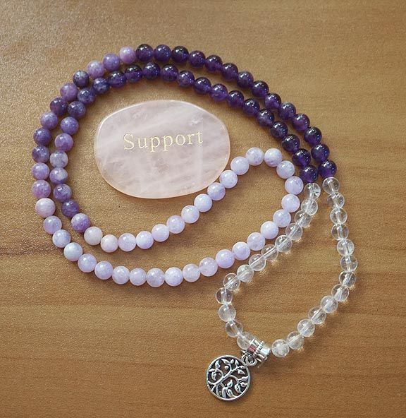 🌳 Tree of Serenity — 108-Bead Mala Bracelet