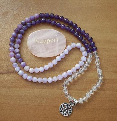 🌳 Tree of Serenity — 108-Bead Mala Bracelet