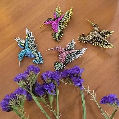 🌺✨ Hummingbird Brooches – Joy in Flight 🌺✨ Hummingbird Brooches – Joy in Flight