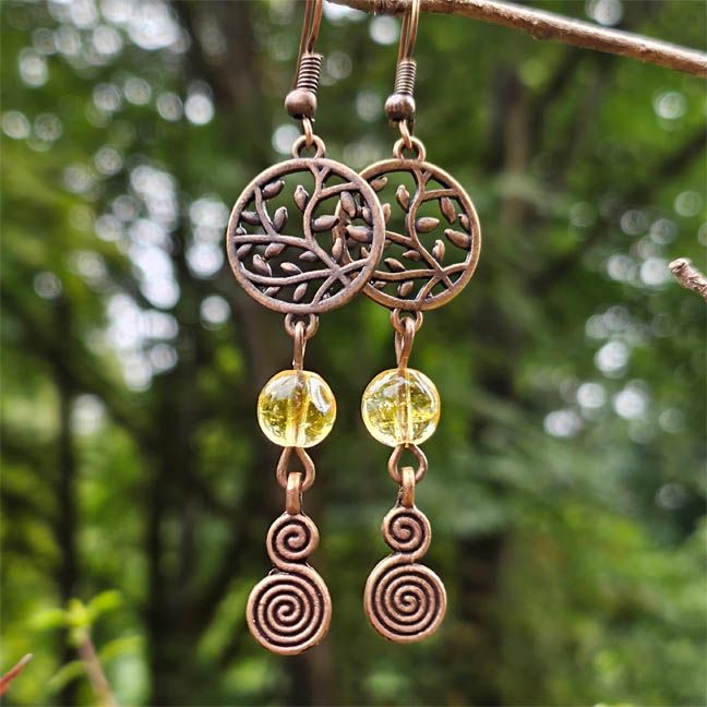 ☀️ Solar Roots Earrings
