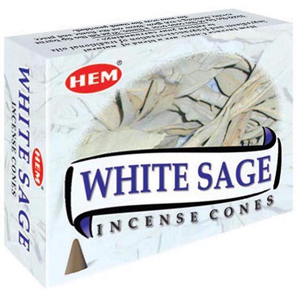 🪷HEM Incense Cones - White Sage Bulk