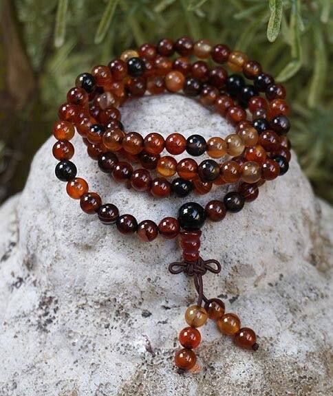 🦋 Ember of Devotion Carnelian Prayer Beads