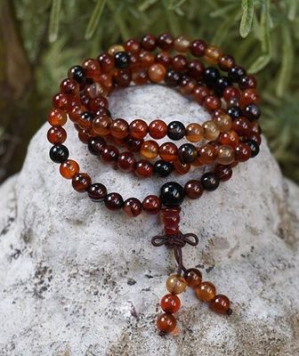🦋 Ember of Devotion Carnelian Prayer Beads