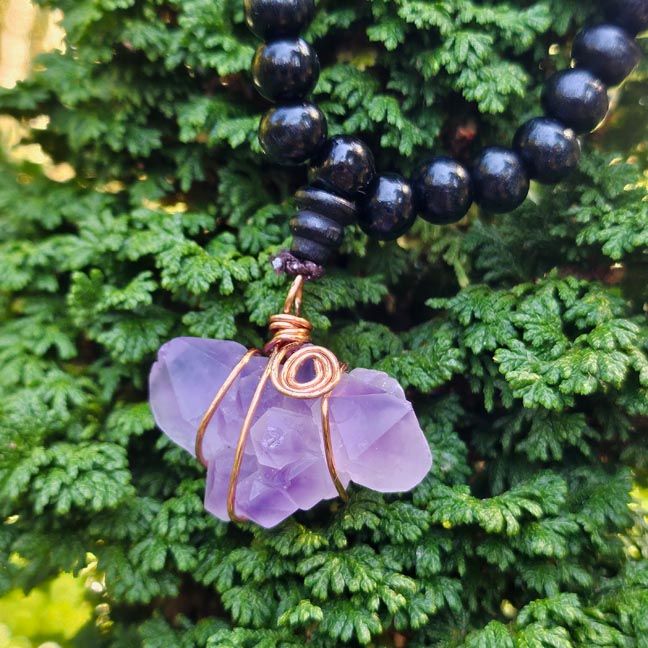 Path of Flame &amp; Amethyst Prayer Beads