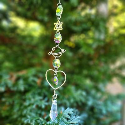 🌌Saturn &amp; Starlight Suncatcher