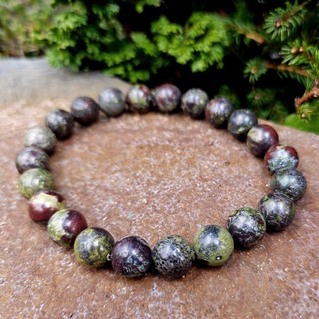 🐉8mm Dragon Bloodstone Bracelet