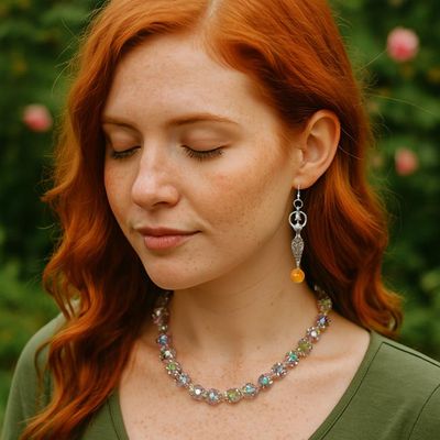 🌀 Ancient Goddess Earrings