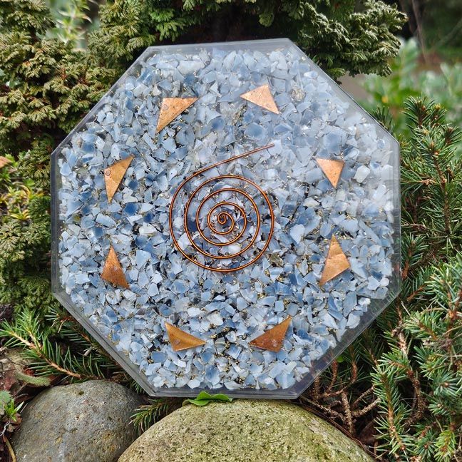 🌊Orgone Blue Opal Charging Plate