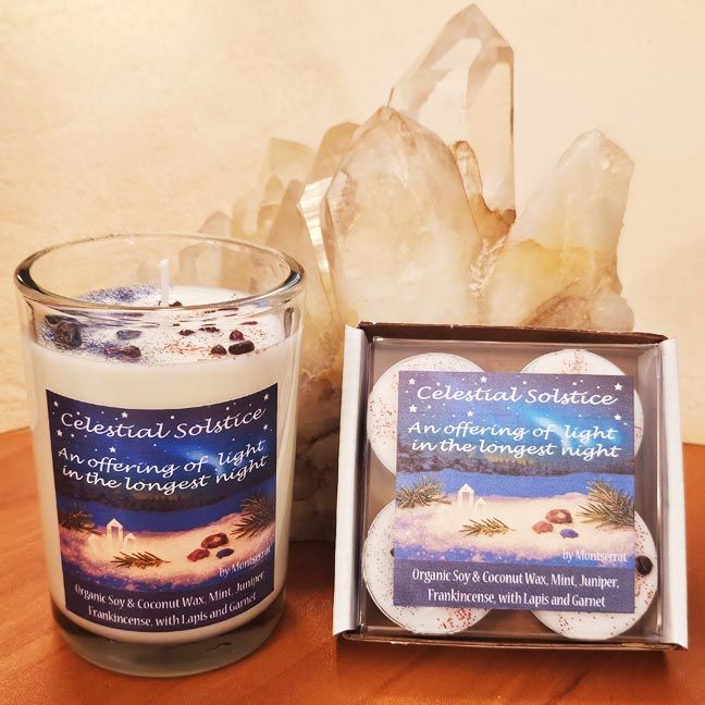 ❄️ Celestial Solstice Candle Organic Soy and Coconut Wax ❄️ Celestial Solstice Candle Organic Soy and Coconut Wax