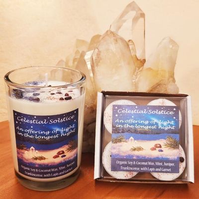 ❄️ Celestial Solstice Candle Organic Soy and Coconut Wax ❄️ Celestial Solstice Candle Organic Soy and Coconut Wax