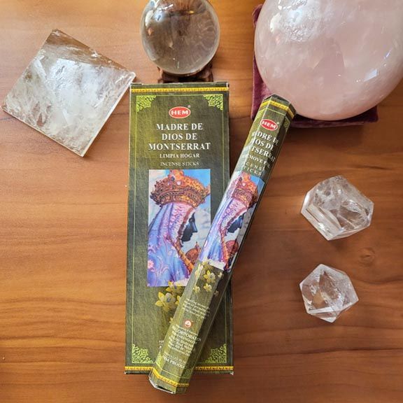 🏰HEM Incense Sticks - Black Madonna of Montserrat 🏰HEM Incense Sticks - Black Madonna of Montserrat