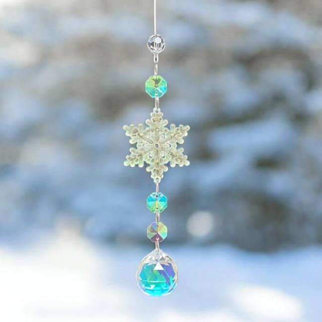 🌌Snowflake’s Kiss Suncatcher
