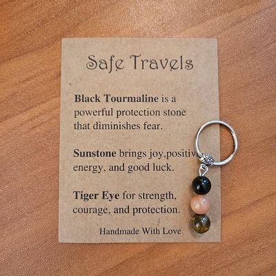 ✈️ Safe Travels Key Ring