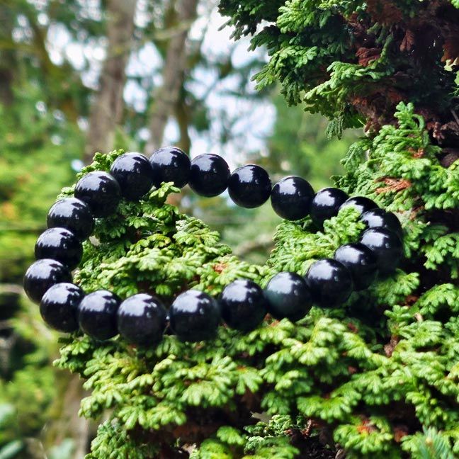 🌑​​Obsidian Bracelet – 10mm Beads
