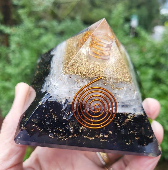 🛡️ Earth &amp; Ether Protector Orgone Pyramid