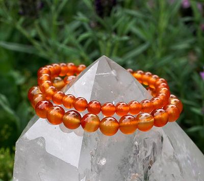 Orange Gemstone Bracelets