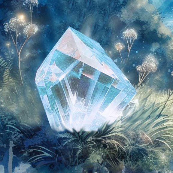 Herkimer Diamond crystal with bright clarity symbolizing intuition, awakening, and high‑vibration energy.