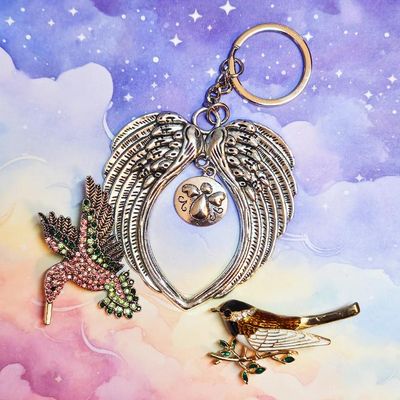 Key Chains, Brooches, Pins