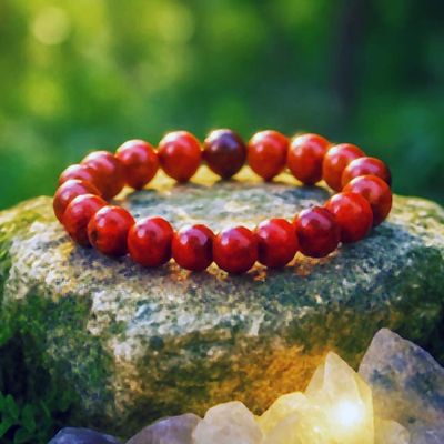 Red Gemstone Bracelets
