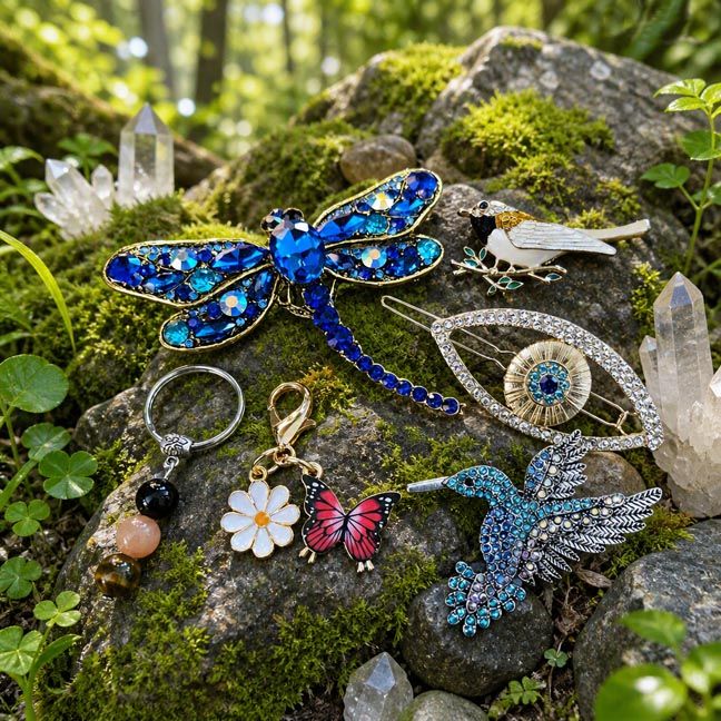 Hair Jewelry,  Brooches, Pins