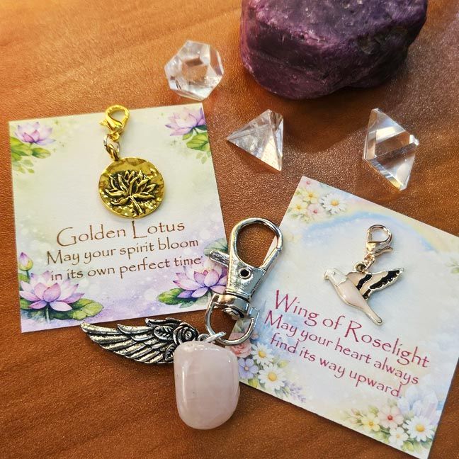 Key Chains, Clip Ons, Purse Charms
