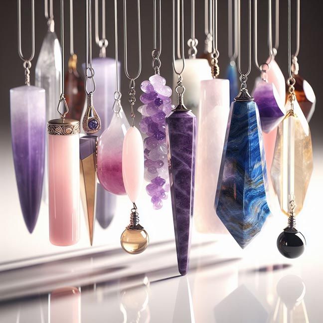 Pendulums | Gemstone &amp; Metal for Dowsing &amp; Intuitive Guidance